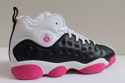 jordan blancos con rosa