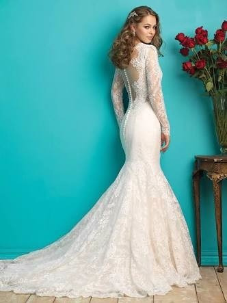vestido de novia encaje corte sirena importado nuevo - $ 4,890.00 en