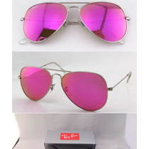 lentes ray ban aviator fucsia lentes ray ban aviator fucsia