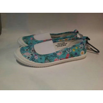 Alpargatas Floreadas Hm Talle 30