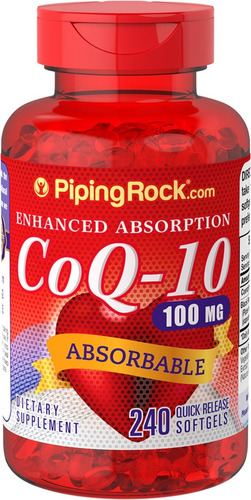 Coenzima Q10 Coq10 100mg 240 Caps | O Melhor Custo ...