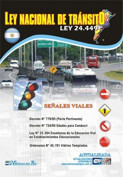 ley nacional de transito 24449 actualizada