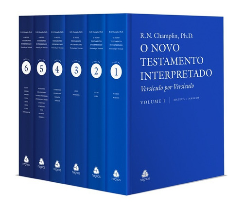 Coleção 5 livros comentario biblico Wiersbe ...