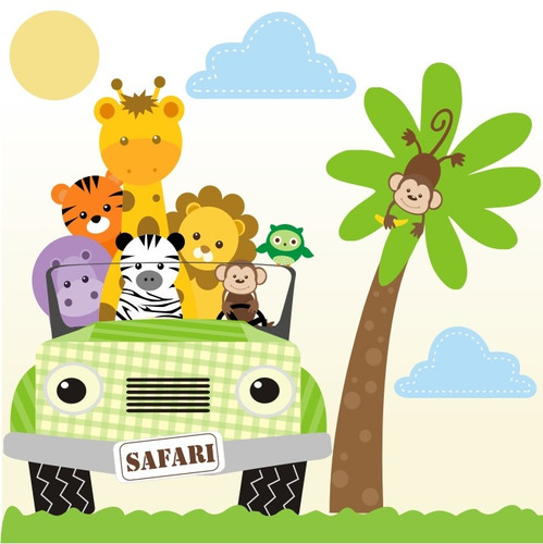 Tapete Safari Quarto Bebe : Adesivo Safari Decorativo Parede Safari Infantil Bebe Zoo – R$ 148,00 Tapete Safari Quarto Bebe : Adesivo Safari Decorativo Parede Safari Infantil Bebe Zoo – R$ 148,00