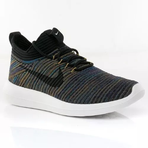 nike roshe two flyknit mujer negro