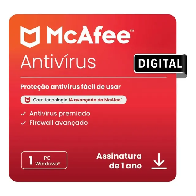 Mcafee Br Antivirus 1-pc (digital)