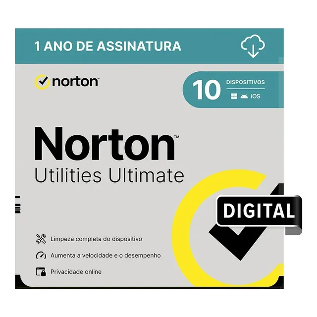 Norton Utilities Ultimate 1 Ano (digital)