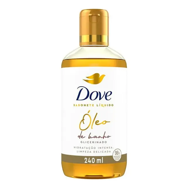 Dove Óleo De Banho Sabonete Líquido Glicerinado 240ml