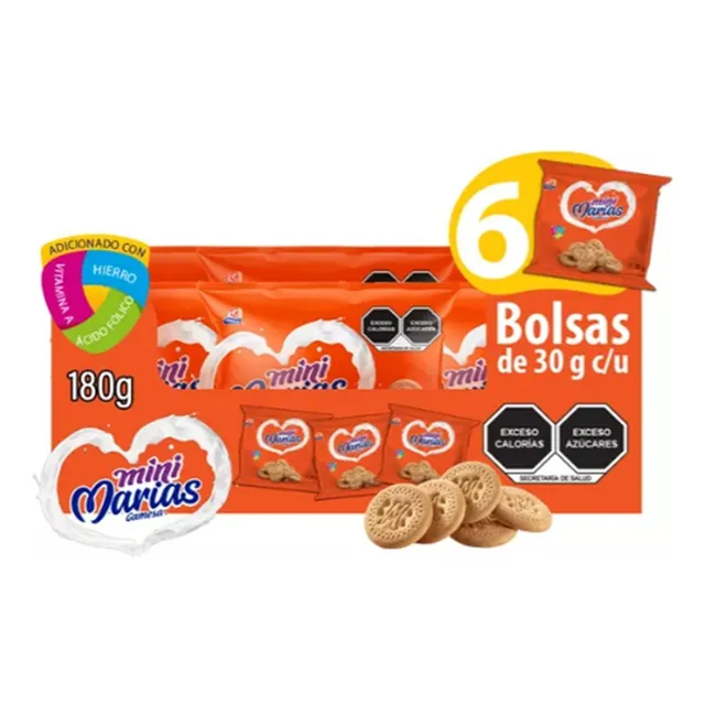 Gamesa Galletas Mini Marías Pack