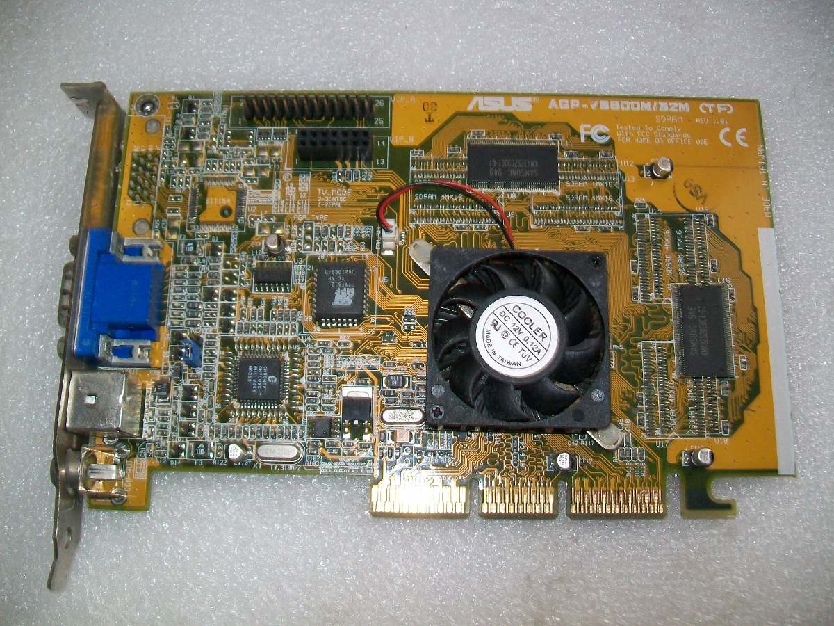 NVIDIA TNT2 Model 64 card comparison ASUS AGP-V3800 Magic and Leadtek S325