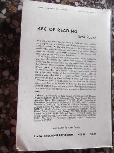 ABC of Reading (New Directions Paperbook)