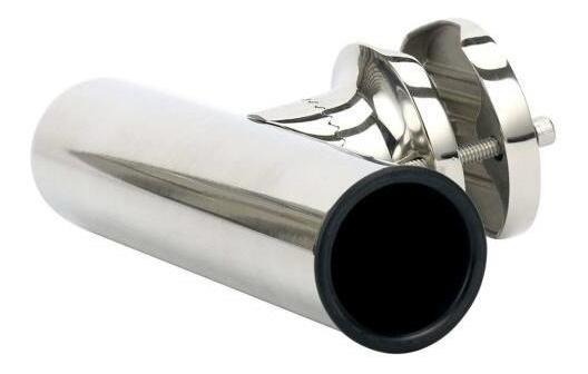 Amarine-made 2 Tube Stainless Steel Clamp on Fishing Rod Holder for Rails 1-1//4/"