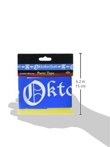 Oktoberfest Party Tape Party Accessory 1 count The Beistle Company 66117 1//Pkg