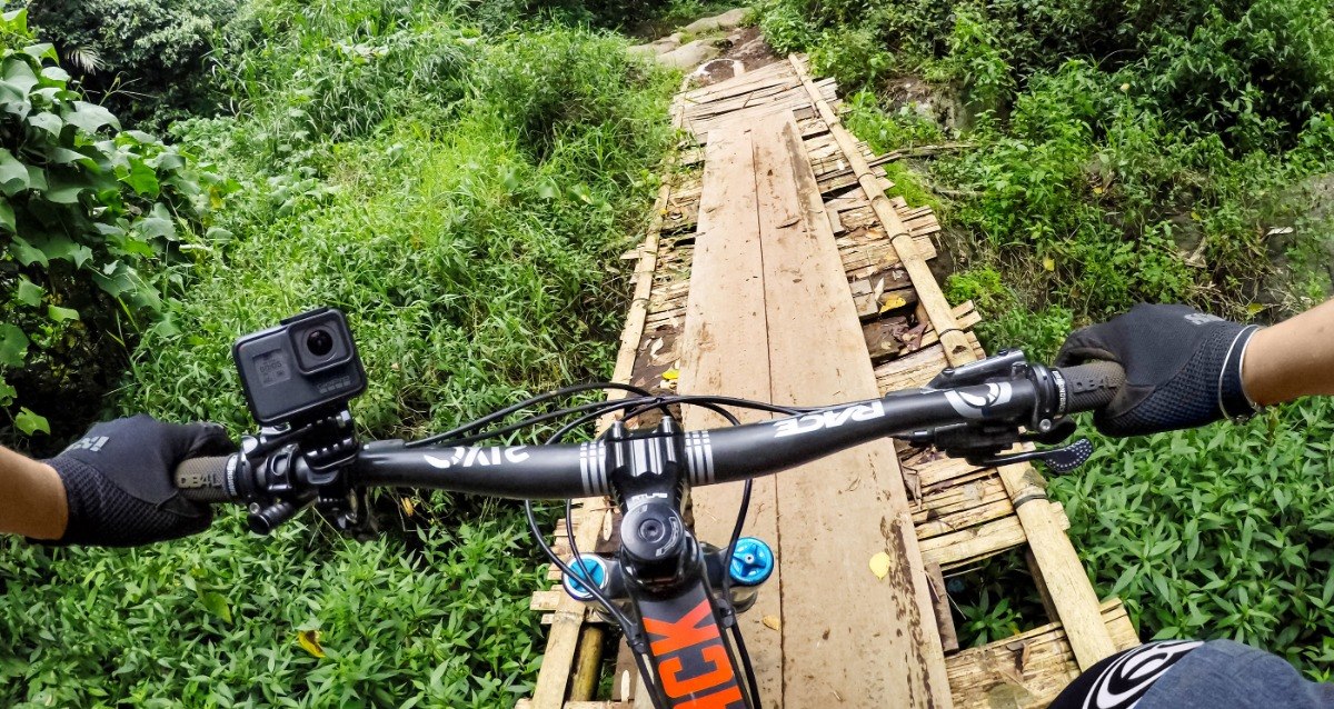 Compatible Cámara GOPRO Manillar Soporte para Bicicleta Barra Tija Vara 3 Modos