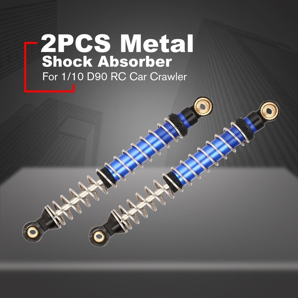 Nrpfell Amortiguador de Choque Hidr/áulico de Metal Ajustable de Aceite de 4 Piezas 90Mm para Coche de Escalada 1//10 Trx4 Scx10 90046 Dorado