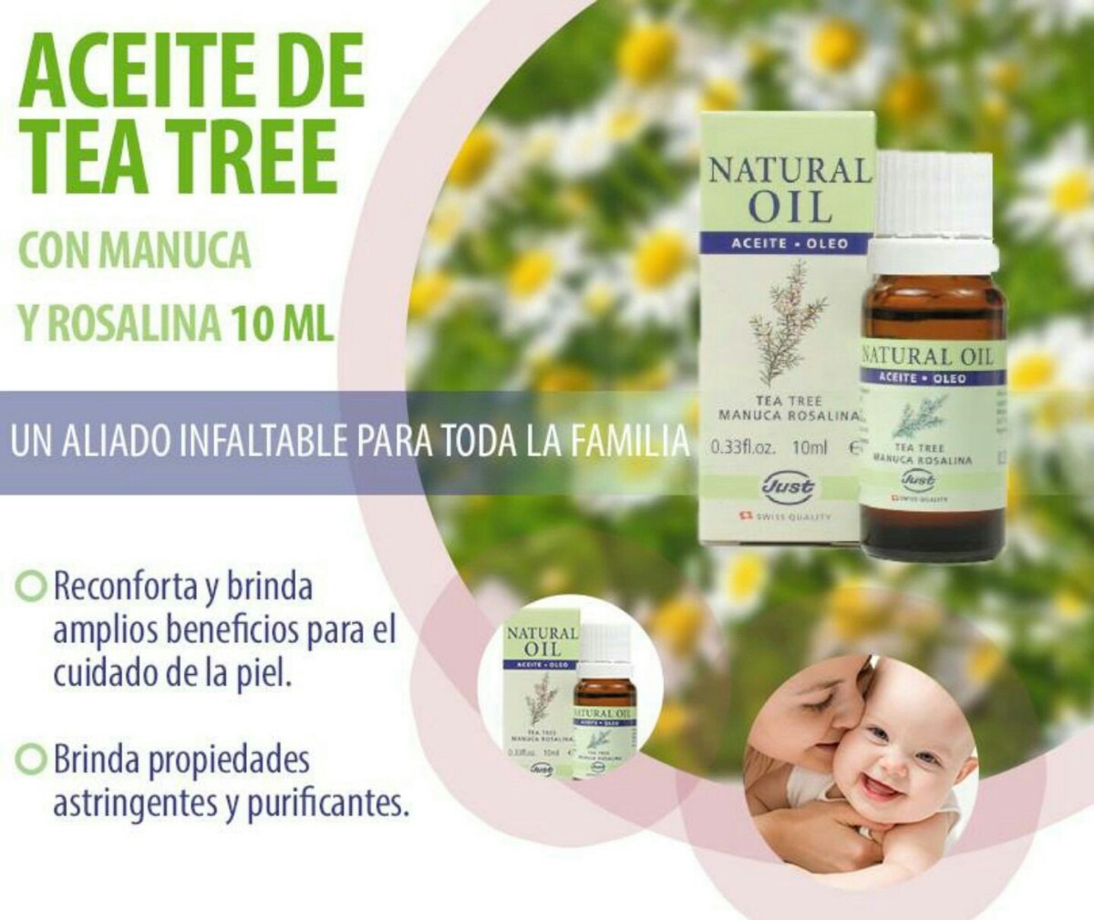 Tea tree beneficios para la piel just