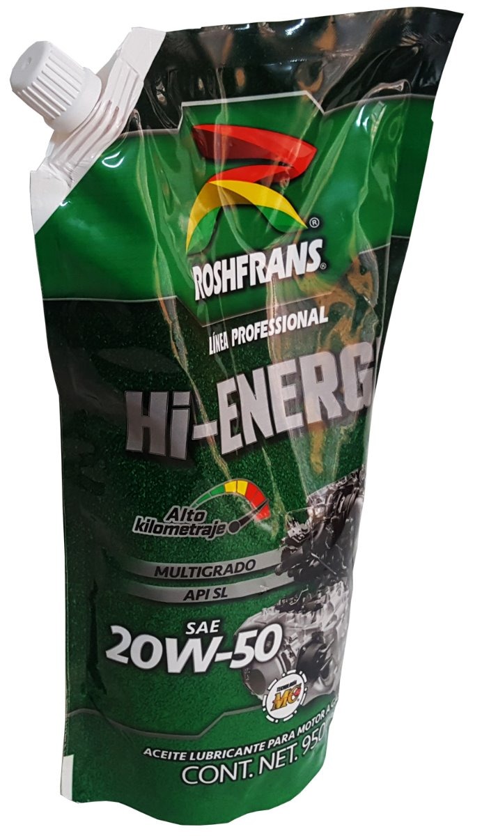 Aceite Roshfrans Multigrado 20w50 Precio Aceite Roshfrans Hi Energy Multigrado Api Sl Sae 20w50 950ml - $ 72.00