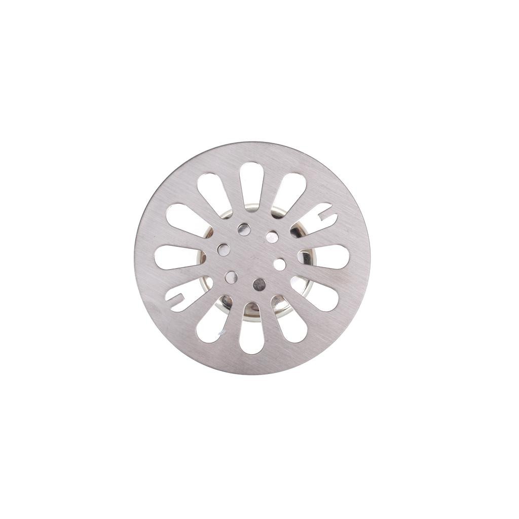 Acero Acero Ronda Piso Drain Del Tamiz Cubierta Para Baño - $ 235.14 en
