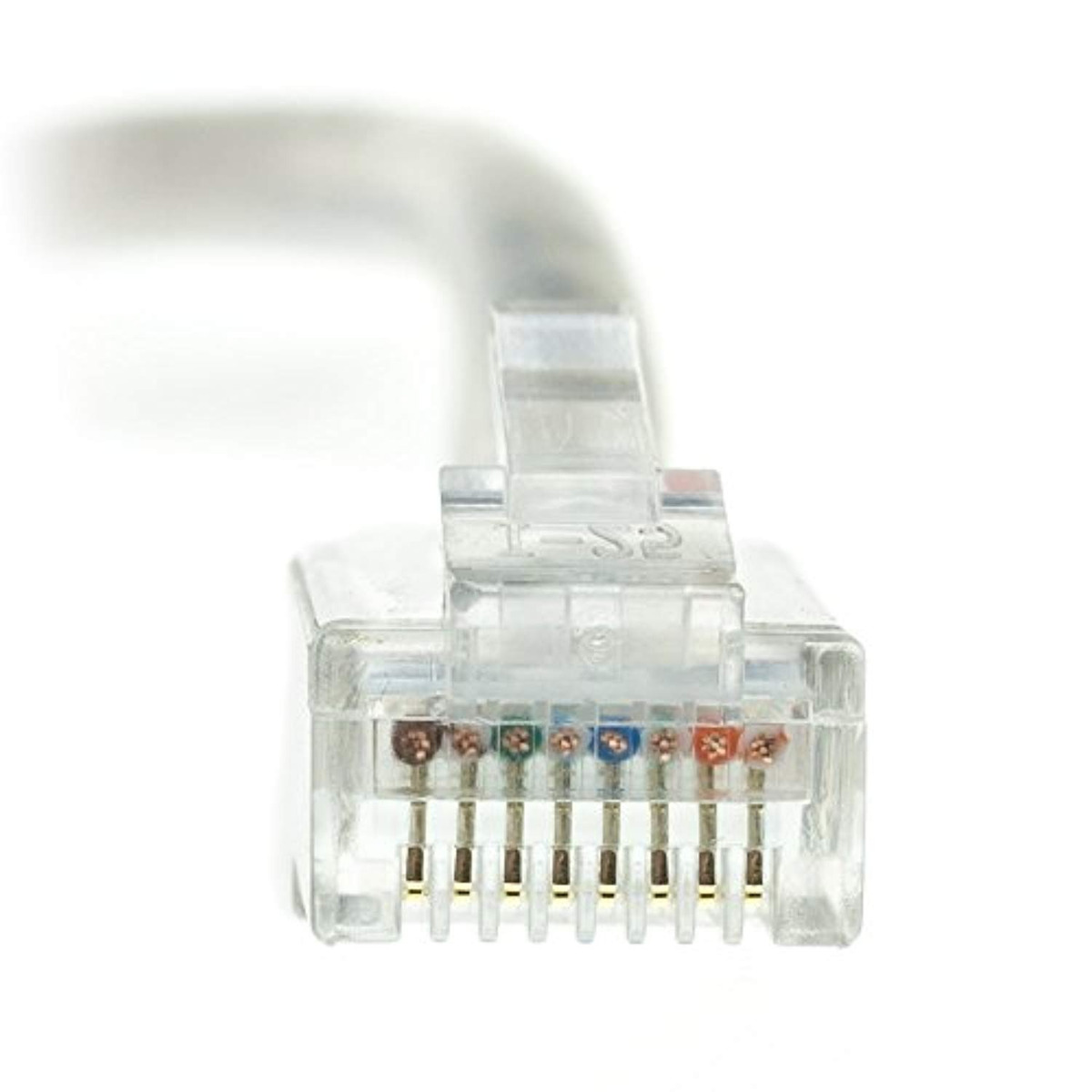 Gray 24 AWG CMP 3 Pack ACL 25 Feet Cat5e Plenum RJ45 Bootless Ethernet Lan Cable
