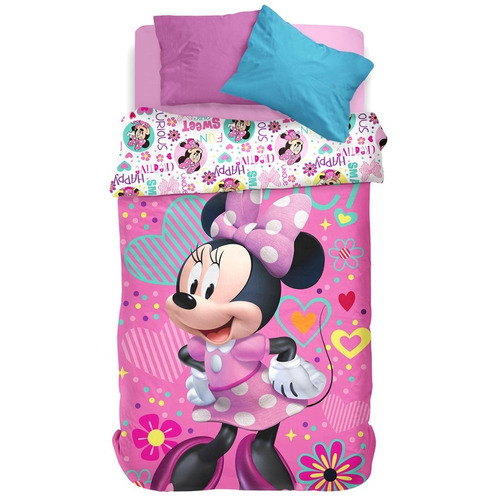 Doméstico piel católico Acolchado Infantil Disney 1 1/2 Pl Mickey -minie - $ 1.399,00 en ...