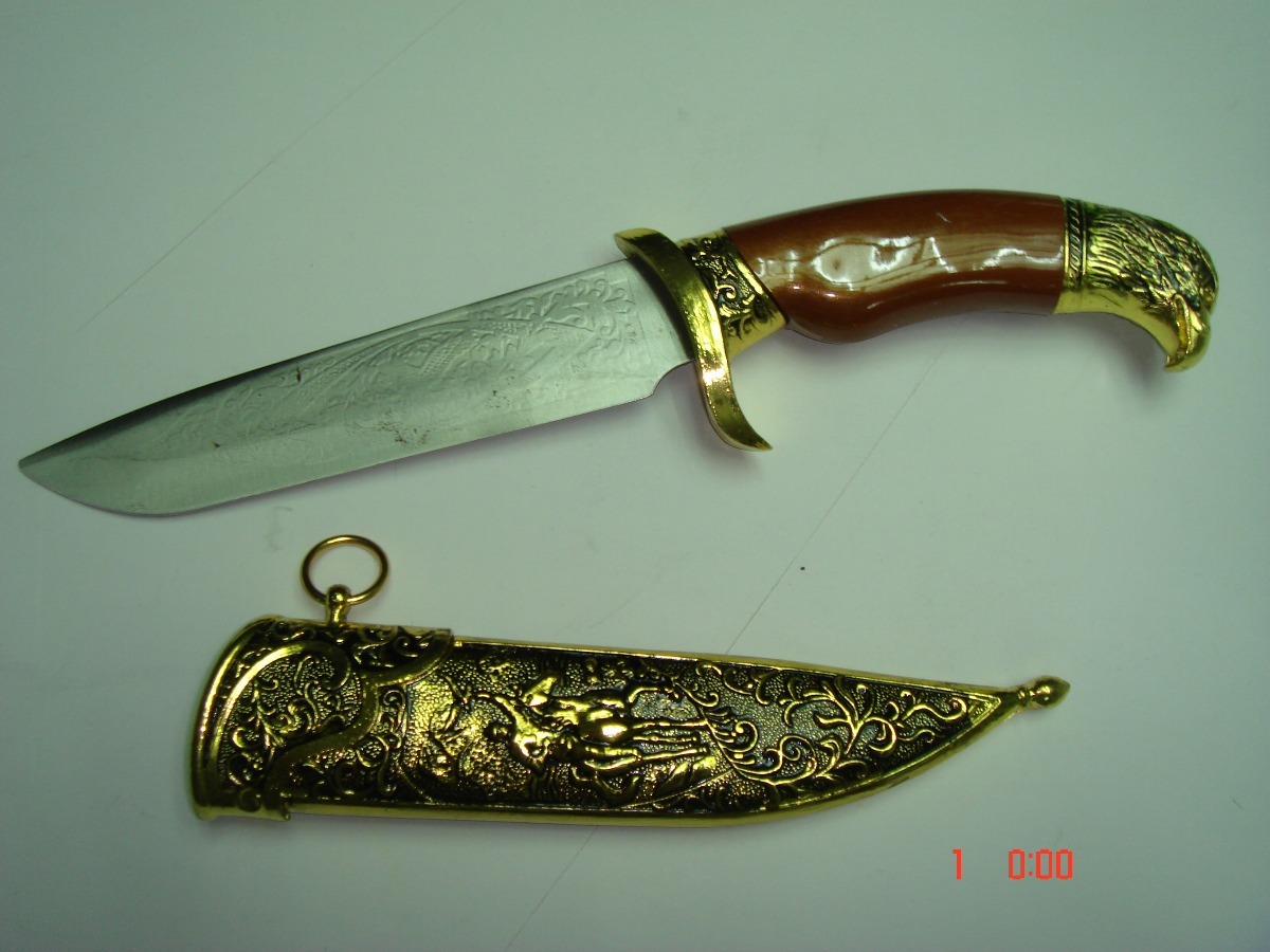 Adaga Águia Dourada C/ Suporte - Punhal Espada - R$ 105,75 em Mercado Livre