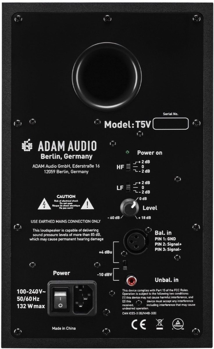 Monitor de estudio activo Adam T5V