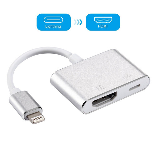 FSU Newest For Lightning to HDMI VGA 3.5 Jack Audio TV
