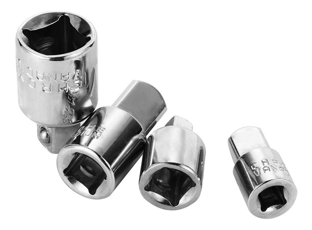 Adaptador de llave de carraca de 1//4 3//8 1//2 de acero al cromo vanadio