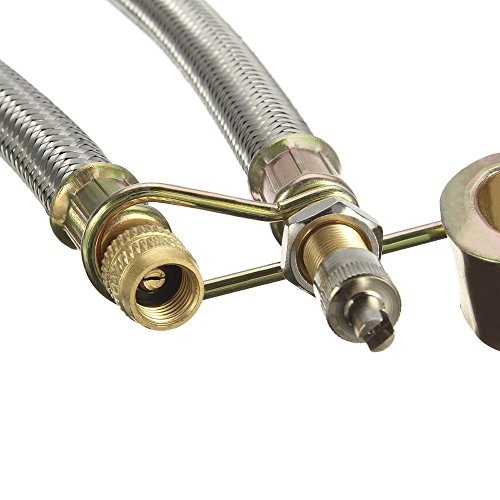 2Pcs Tyre Valve Extension 304 Stainless Steel 7inch 180mm Tire Tyre Valve Extension Adaptors