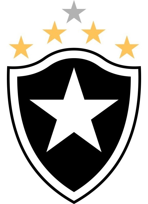 Adesivo Botafogo Fogão Escudo 20cm - R$ 16,99 em Mercado Livre