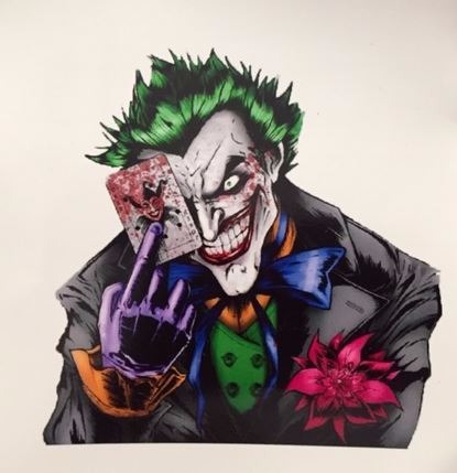 Adesivo Coringa Batman Quadrado Decoração Frete Barato - R 