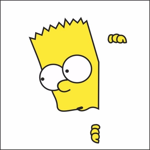 adesivo decorativo de interruptor bart simpson desenho r 11 00 em