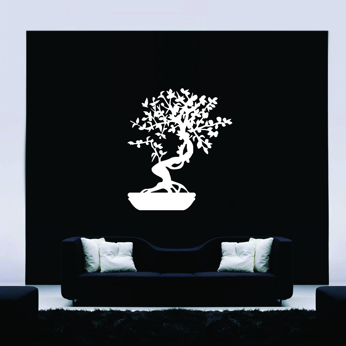 Adesivo Decorativo De ParedeÁrvore Bonsai Japon u00eas Quarto Adesivo Balao Pipa ~ Adesivo Decorativo De ParedeÁrvore Bonsai Japon u00eas Quarto