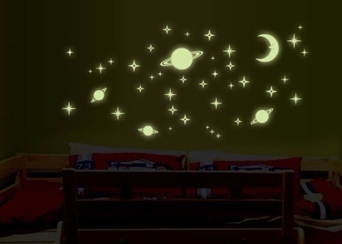 Adesivo Fluorescente Neon Planeta, Lua E Estrela Ou Fada R$ 27,00 em Mercado Livre Armario Segunda Mano Mallorca ~ Adesivo Fluorescente Neon Planeta, Lua E Estrela Ou Fada R$ 27,00 em Mercado Livre