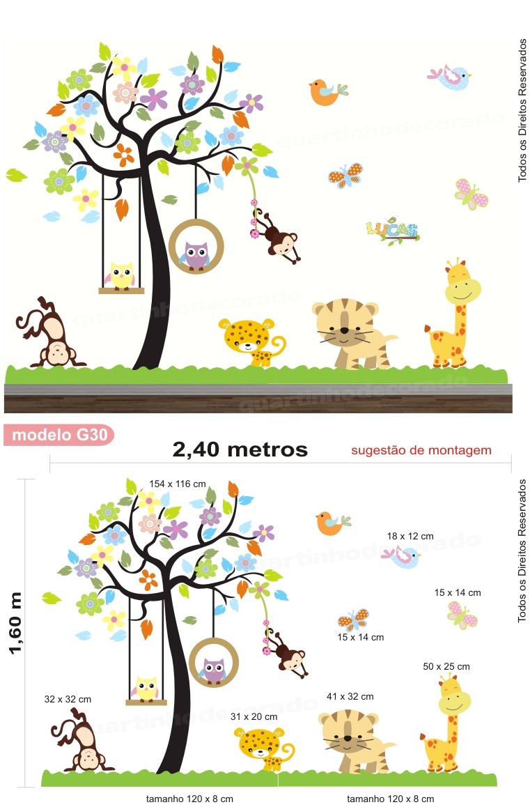 Adesivo Infantil Papel Parede Arvore Macaco Girafa Zoo Bebe R ~ Desenho Em Paredes De Quarto E Quarto Bebe Gemeos Casal Adesivo Infantil Papel Parede Arvore Macaco Girafa Zoo Bebe R ~ Desenho Em Paredes De Quarto E Quarto Bebe Gemeos Casal