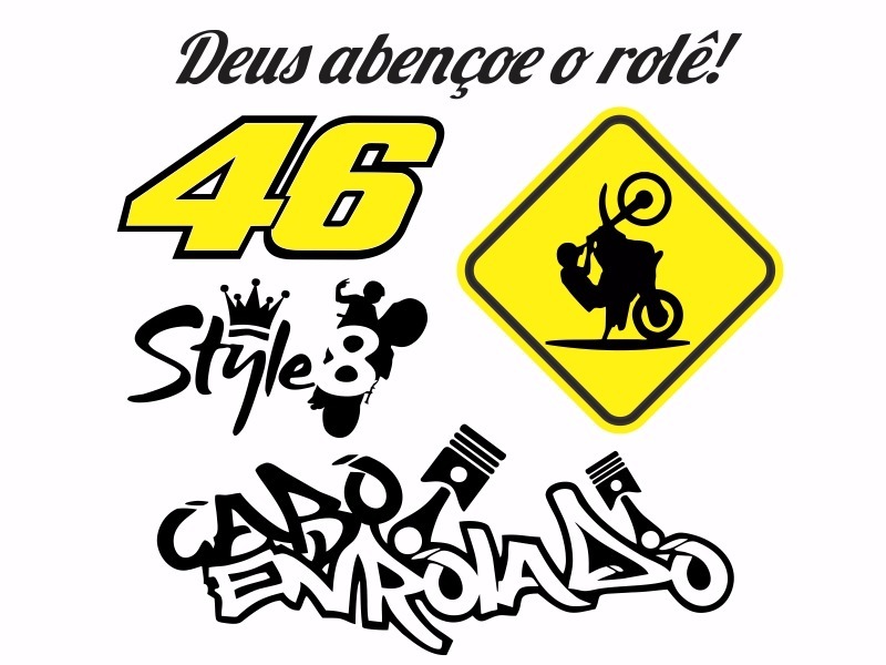 Adesivo Kit Cabo Enrolado No Grau Frete Grátis Honda Yamaha R$ 29,00 em Mercado Livre Artesanato Brasileiro Nos Estados Unidos ~ Adesivo Kit Cabo Enrolado No Grau Frete Grátis Honda Yamaha R$ 29,00 em Mercado Livre