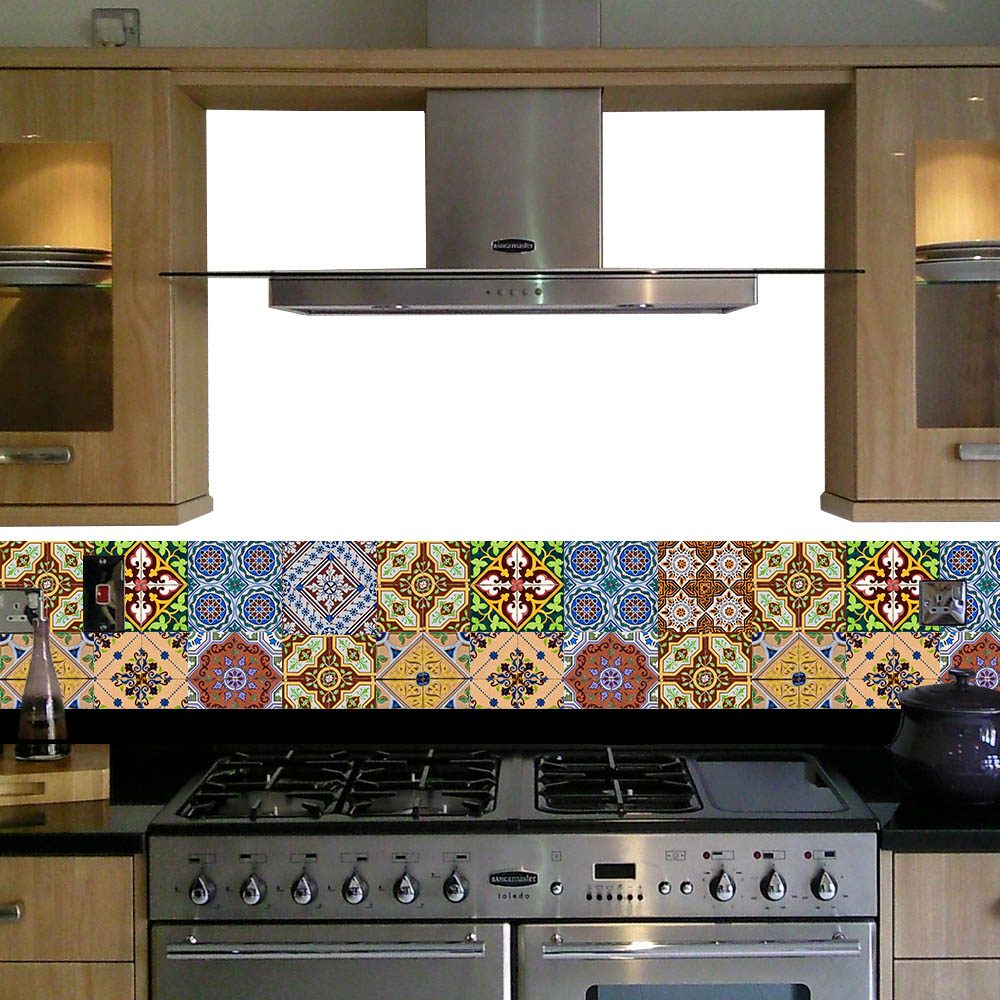Adesivo ladrilho hidráulico / português parede ou azulejo r ... Azulejos adesive