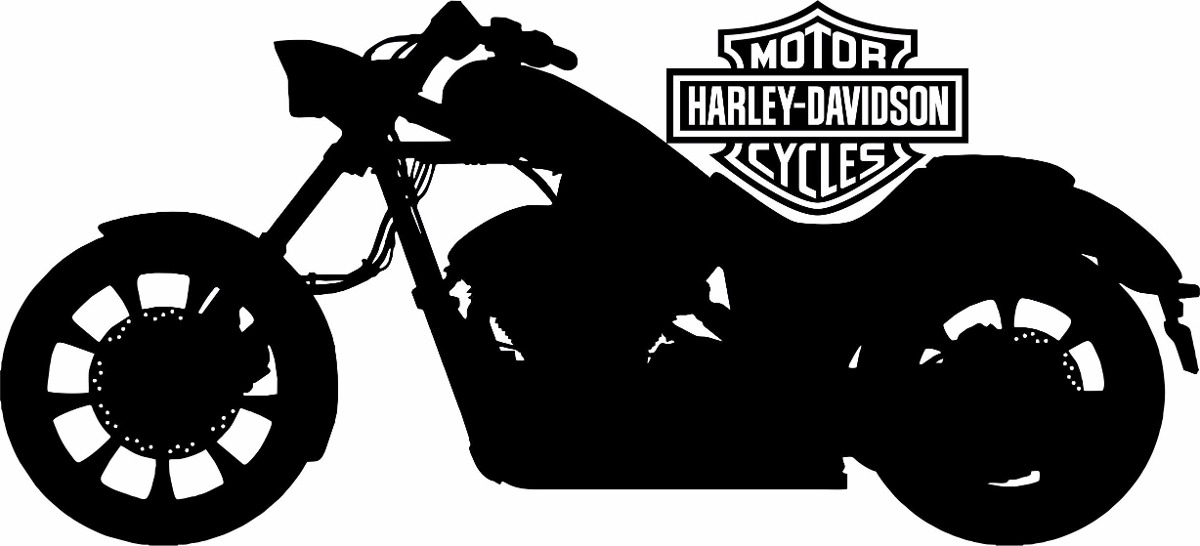 Adesivo Parede Moto Chopper Harley Davidson Com Logo 1 Adesivos Para Onibus De Banda ~ Adesivo Parede Moto Chopper Harley Davidson Com Logo 1