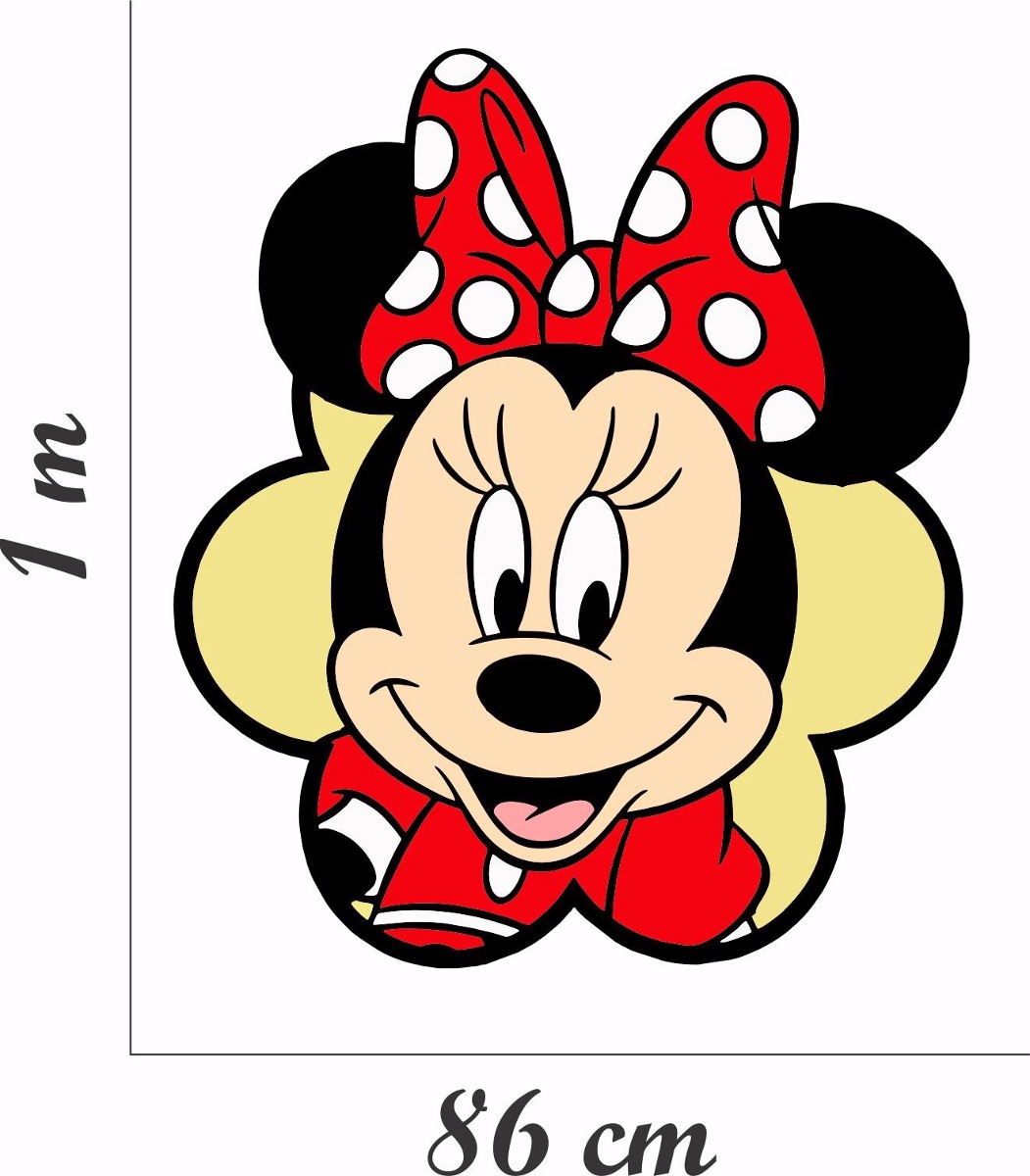 Adesivo Parede Quarto Criança Rosto Minnie Vermelha R$ 44,99 em Mercado Livre Armario Blanco Barato ~ Adesivo Parede Quarto Criança Rosto Minnie Vermelha R$ 44,99 em Mercado Livre
