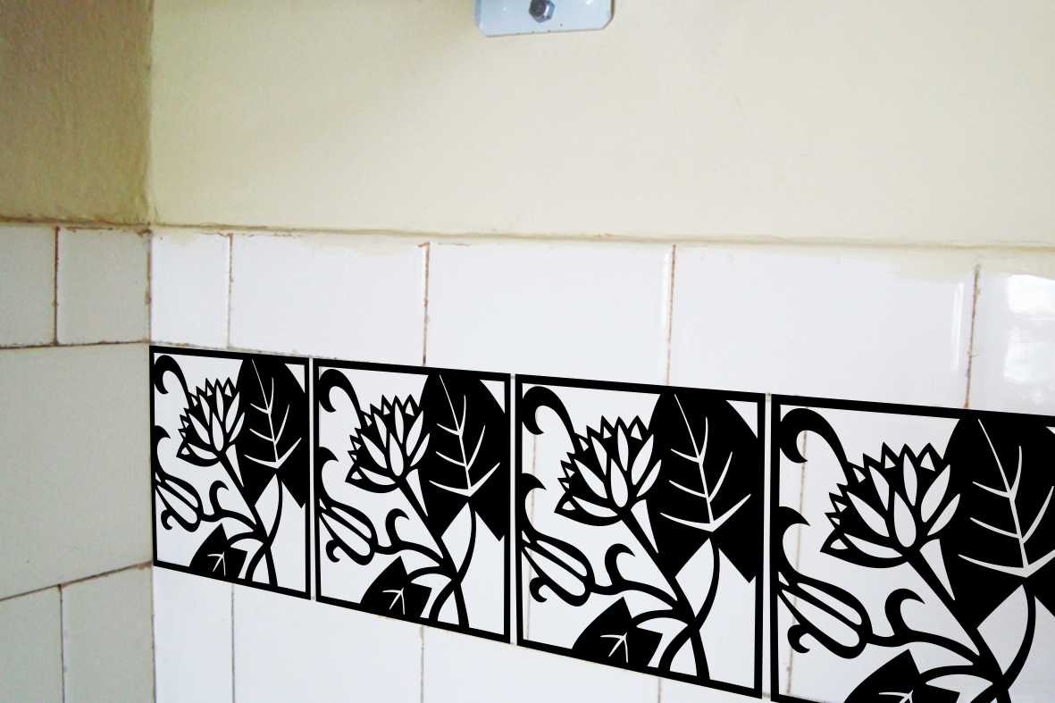 Adesivos para azulejos e parede cozinhas e banheiros r 9,90 ... Azulejos adesive