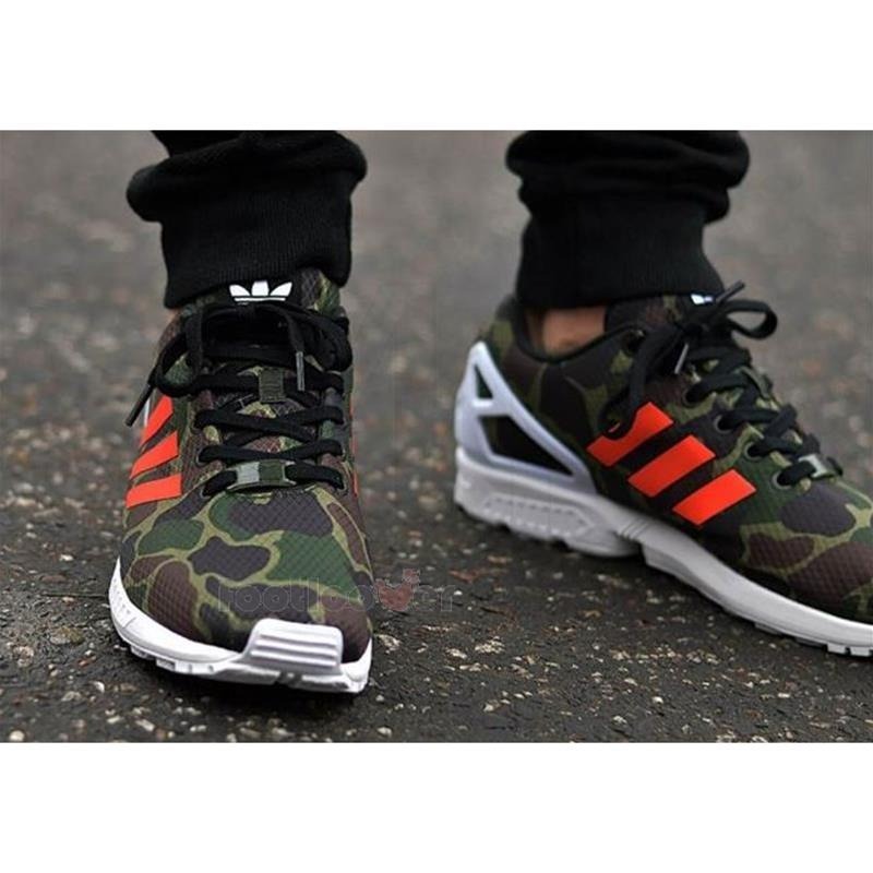 adidas originals zx flux hombresta verde