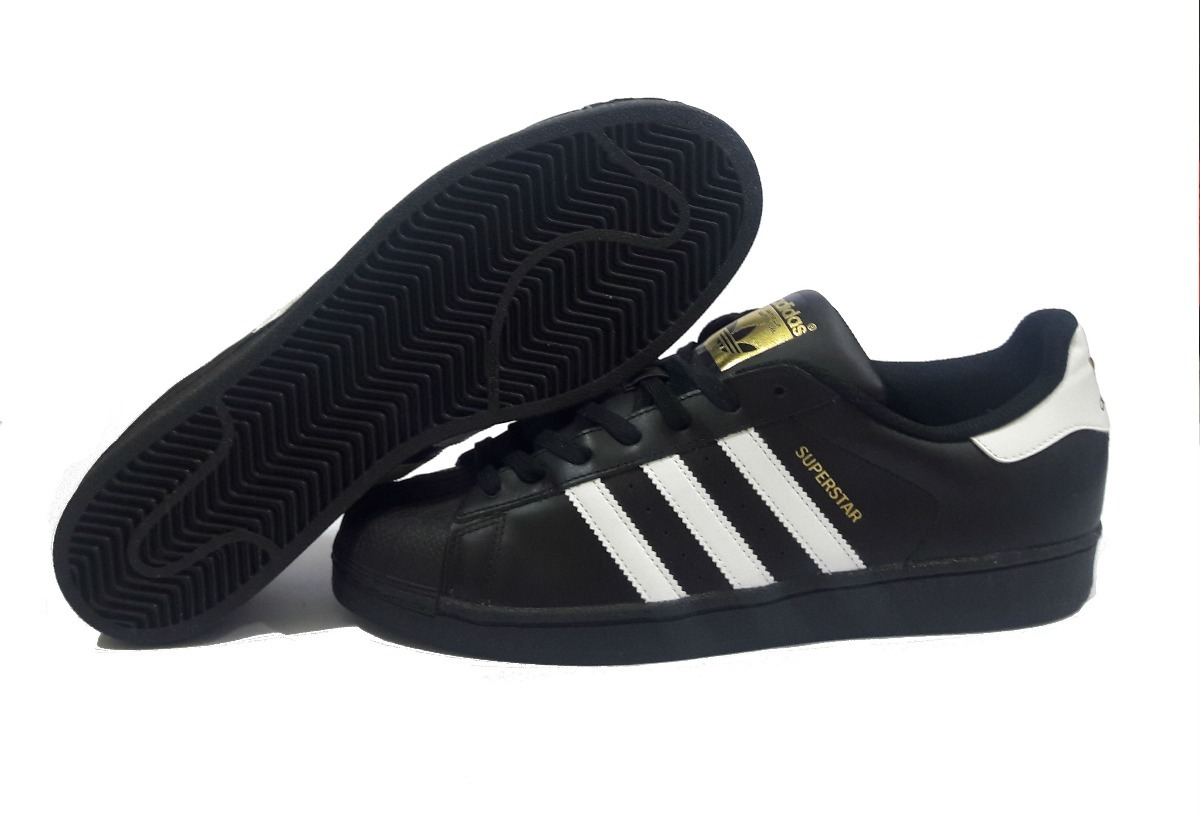 adidas superstar hombre negros