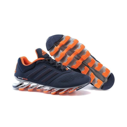 adidas springblade laranja e cinza