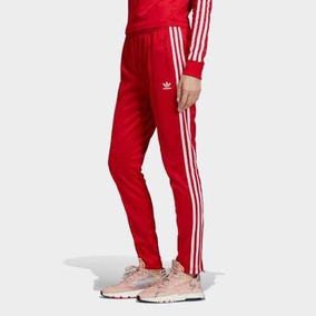 pants adidas rojo mujer