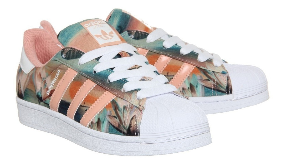 adidas superstar de flores