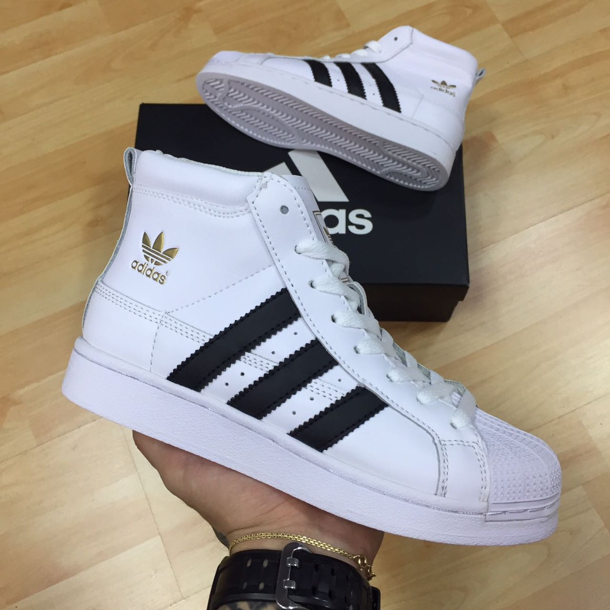 botas adidas superstar mujer