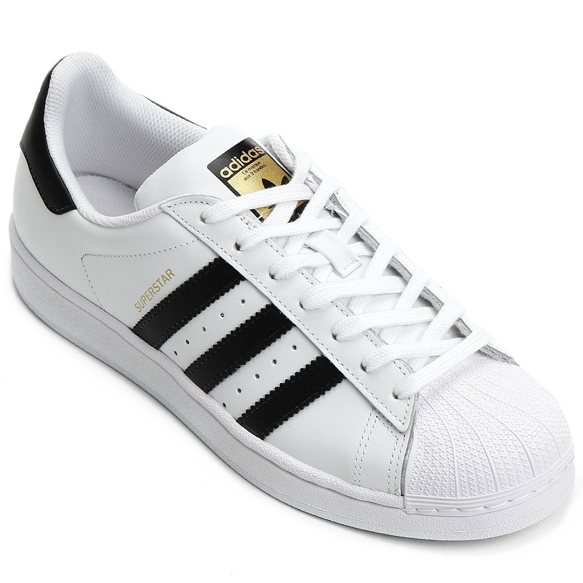 adidas Superstar Feminino Original 100% Couro Super Oferta - R$ 229,90 em Mercado Livre