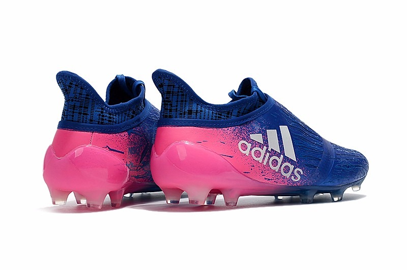 botines adidas azul y rosa