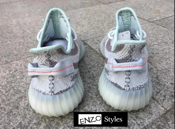 yeezy 350 blue tint real