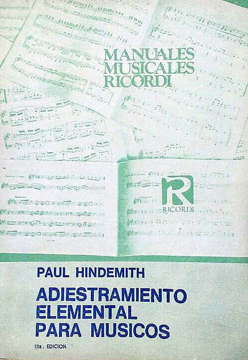 adiestramiento elemental para musicos de paul hindemith